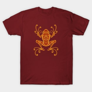 Intricate Red and Yellow Tree Frog T-Shirt